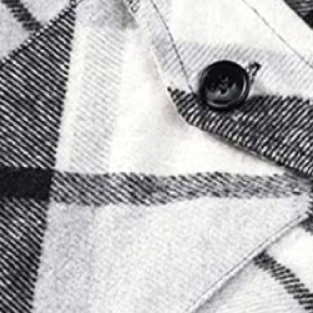 BRAND NEW MENS TRENDY PLAID FLANNEL SHIRT NWT (FALL FASHION) - Picture 4 of 5